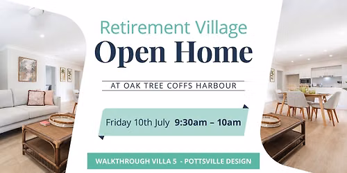 Retirement Village Open Home