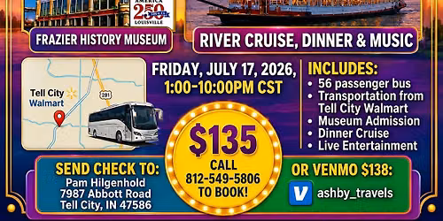 Frazier Museum & Belle of Louisville Dinner Cruise