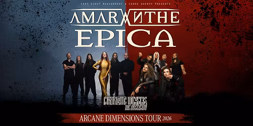 Amaranthe & Epica + Charlotte Wessels - ARCANE DIMENSIONS TOUR 2026 | Milano, Alcatraz