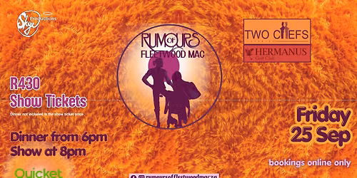 Rumours of Fleetwood Mac at Hermanus Golf Club on 25 September 2026
