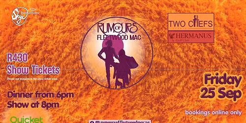 Rumours of Fleetwood Mac at Hermanus Golf Club on 25 September 2026