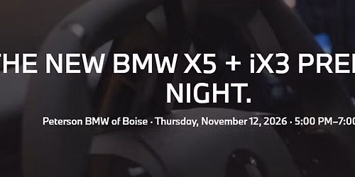 The New BMW X5 + iX3 Premiere Night