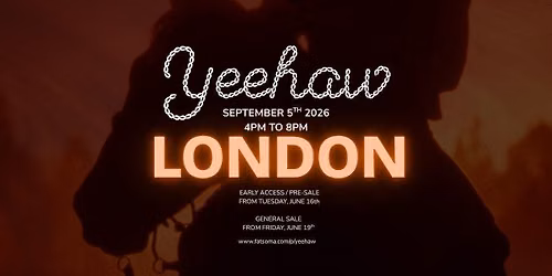 YEEHAW! COUNTRY PARTY. LONDON.