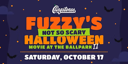 Fuzzy's Not So Scary Halloween Movie at the Ballpark