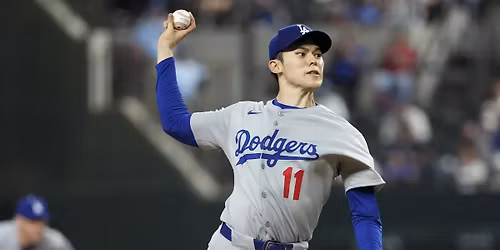 Parking Texas Rangers at Los Angeles Dodgers