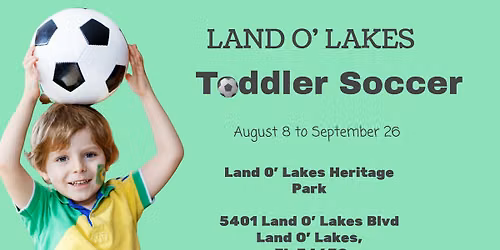 Land O' Lakes Toddler Soccer