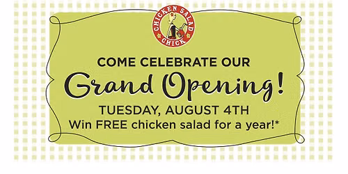 Our Grand Opening Celebration!