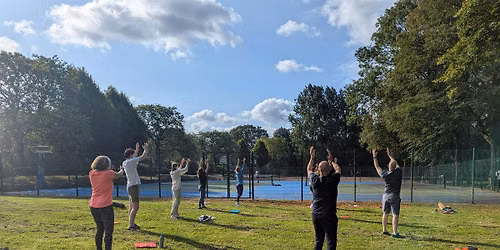 Morning qigong in the park (weekday)