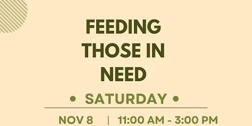 Feeding the Homeless