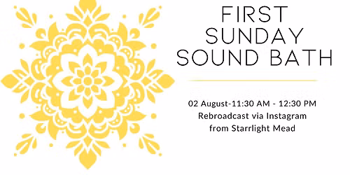 August 2026 First Sunday Sound Bath