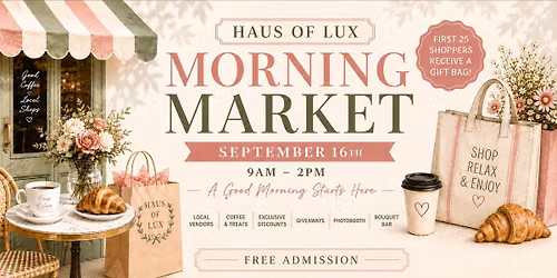 Morning Market At Haus Of Lux