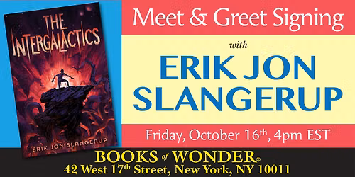 Meet & Greet Signing with ERIK JON SLANGERUP