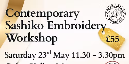 Contemporary Sashiko Embroidery Workshop with Victoria Merness