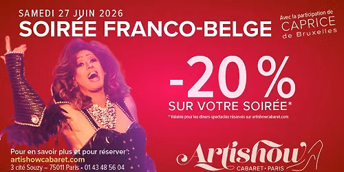 DINER SPECTACLE ANNUEL FRANCO-BELGE 2026
