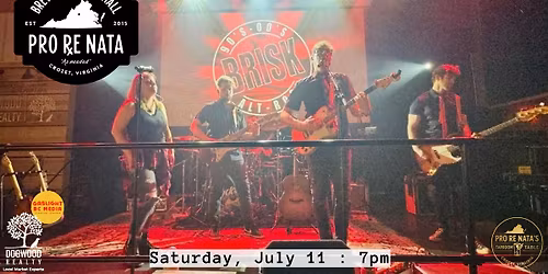 Brisk (90's-00's Alt Rock) @ Pro Re Nata