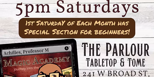 Let's Play! Weekly Saturday MTG Meet Ups!