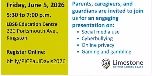 PIC Speaker Event: Paul Davis on Social Networking Safety 