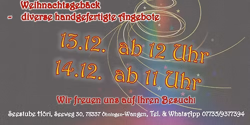Adventsmarkt bei der Seestube Höri