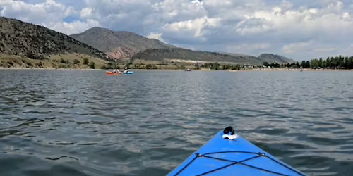 Paddling at Big Soda Lake in Lakewood!