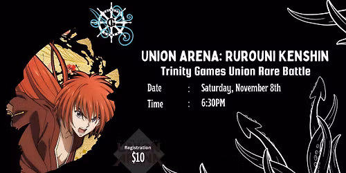 Union Arena: Rurouni Kenshin Rare Battle