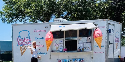 Cori Jean Ice Cream Trailer Serving At Atlantic Stone Oak Apartments