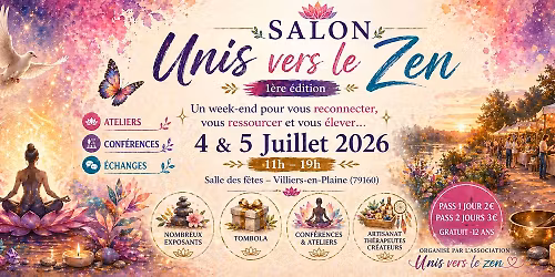 Salon Unis vers le zen 1 \u00e8re \u00e9dition