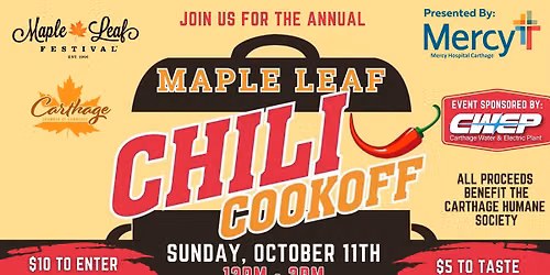 Maple Leaf Festival\u00ae - Chili Cookoff