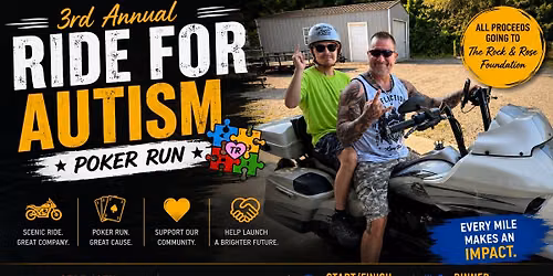 3rd Annual Ride for Autism Poker Run