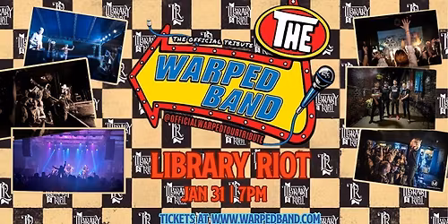 The Warped Tour Band! Official Warped Tour Tribute Live at Library Riot