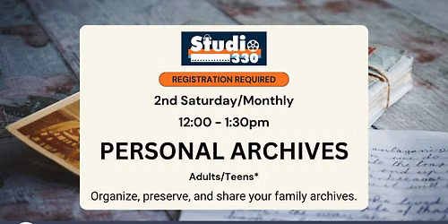 Studio 330: Personal Archives Series