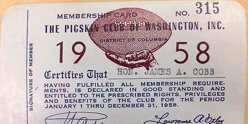 The Pigskin Club of Washington, Inc. Spring Sports Luncheon