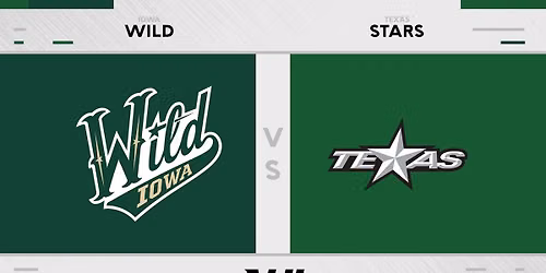 Iowa Wild at Texas Stars at HEB Center at Cedar Park