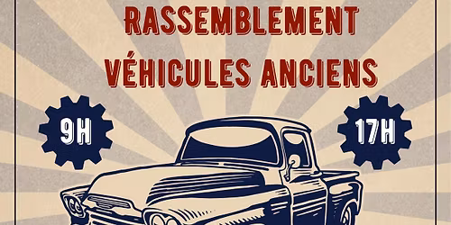 Rassemblement de v\u00e9hicules anciens 