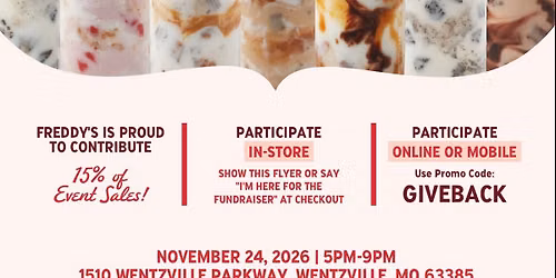Samuelson\u2019s Freddy\u2019s Dine Out Night 