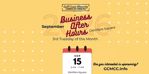 Business After Hours with the Gulf Coast Minority Chamber