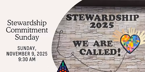 Stewardship Commitment Sunday
