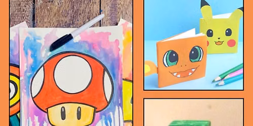 Art Camp Week 8B: Video Games: Level Up! Summer Art Camp
