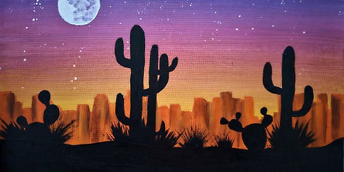 Dusky Desert Paint & Sip