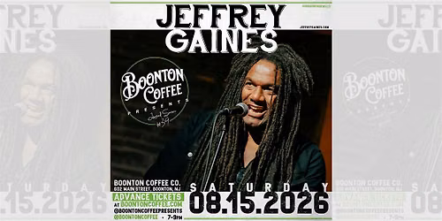 Boonton Coffee Presents: Jeffrey Gaines