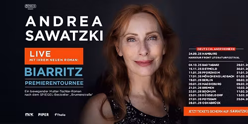 Andrea Sawatzki: Biarritz - Premierentournee in der Kaiser-Friedrich-Halle - M\u00f6nchengladbach