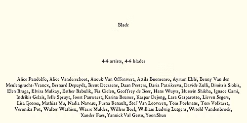 BLADE, Opening 2 July