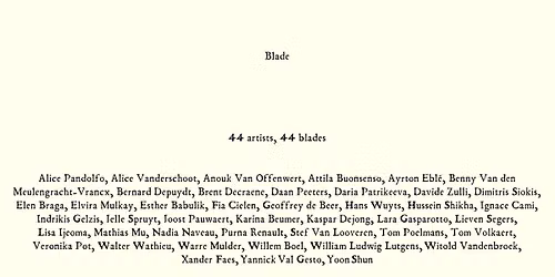 BLADE, Opening 2 July