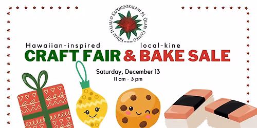 Hawaiian Holiday Craft Fair and Bake Sale
