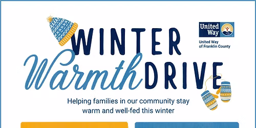 Winter Warmth Drive with United Way: Helping families in our community stay warm and well-fed.