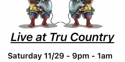 20 Year Break at Tru Country on 11/29 at 9pm