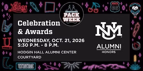 UNM Homecoming: UNM Honors Alumni Celebration & Awards