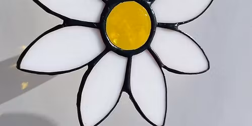 Stained Glass Daisy Art Class