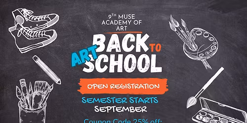 School Semester Fine Art Lessons for Children 5 - 95