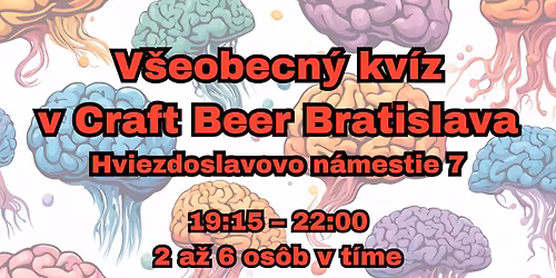 V\u0161eobecn\u00fd kv\u00edz v Craft Beer Bratislava