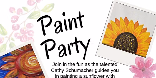 Paint party Saturday July 18th 